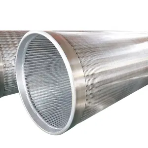 HUADONG perforated screen tube stainless steel for drill deep well for base pipe carbon steel/stainless steel