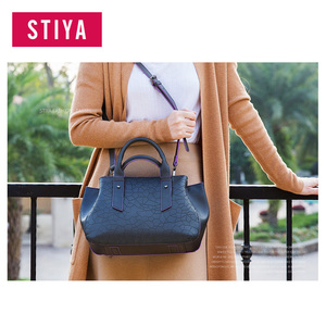 Custom logo no marca hecha a mano verdadero cuero genuino mujeres cuero Tote bolsos - Product Image 6