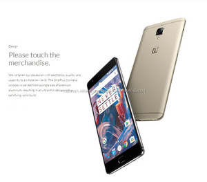 Original Oneplus 3 Tres Huella Digital de 16.0MP 5.5 "uno más tres Móvil Snapdragon 820 Quad Core 6GB+64GB NFC Tablero de Carga - Product Image 2