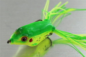 Biomimetic silicone della pelle sharp gancio morbido di <span class=keywords><strong>pesca</strong></span> della rana lure - Product Image 4