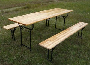 طاولة بيرة قابلة للطي مع مقعد طويل - Product Image 4