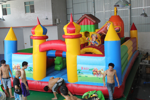 Nouvelle conception de petit trampoline gonflable, Fun City gonflable avec ours <span class=keywords><strong>Boonie</strong></span> pour enfants - Product Image 6