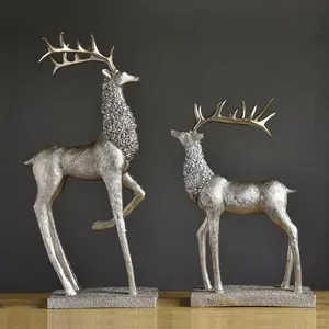 resin deer figurines type polyresin deer figurines for decoration