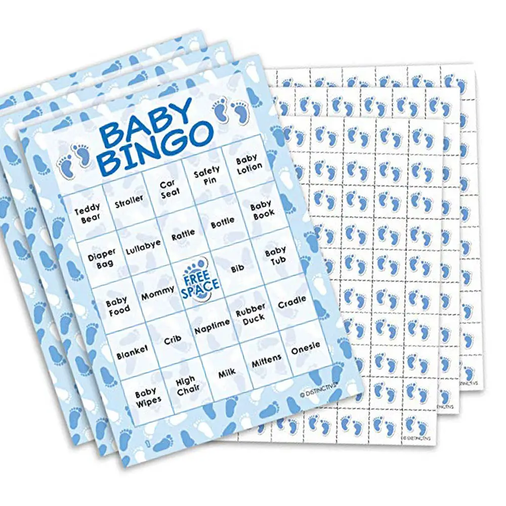 Baby Shower Bingo Game Cards Its a Boy Baby Shower Gifts for Guests Party Favors Supplies