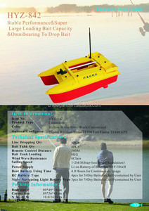 Bateau appât <span class=keywords><strong>de</strong></span> pêche radiocommandé, jouet, carpe - Product Image 4