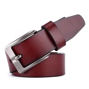 high quality genuine leather lady water buffalo leather belt
