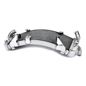 TIG เชื่อมจักรยานแข่งมอเตอร์ไซค์หม้อน้ำอลูมิเนียมสำหรับ <span class=keywords><strong>Honda</strong></span> Yamaha Suzuki KAWASAKI KTM bwm Ducati - Product Image 2