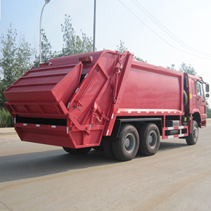 Sinotruk Howo 6X4 Nhiệm Vụ Nặng Nề Đầm Xe Tải Chở Rác 30ton Phía Sau Loader Xe Tải Chở Rác Máy Nén Xe Tải Chở Rác Dongfeng Compactor - Product Image 6