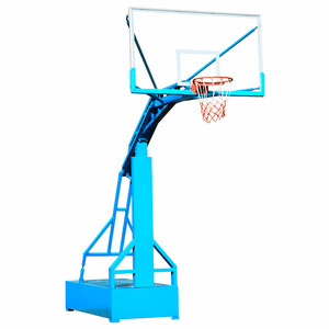 Vente en gros de support de panier de basket extérieur portable standard FIBA Équipement de terrain mobile - Product Image 2