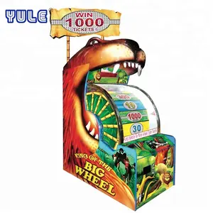 Singapore coin pusher games indoor amusement bass wheel electronic lottery arcade ticket redemption prize rolling game machine