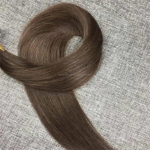 Punta <span class=keywords><strong>i</strong></span> cutícula aligneed Virgen del pelo marrón color - Product Image 6