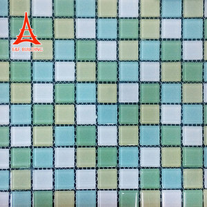 Vente flash : <span class=keywords><strong>carreaux</strong></span> de mosaïque en verre brisé modernes et économiques de 4 mm pour hôtel et piscine - Product Image 5