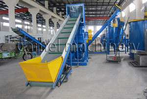 Máquina de reciclagem para garrafas pet/em plástico máquina de lavar/em plástico planta reciclável - Product Image 4