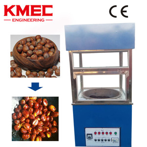 Máquina Tostadora de Castañas y Frutos Secos Motorizada Comercial con Capacidad de 15 kg para Uso en Panaderías - Product Image 3