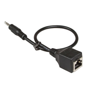 3.5 mét Nam Jack Cáp âm thanh để RJ45 ổ cắm Ethernet LAN Cable <span class=keywords><strong>Network</strong></span> Adapter - Product Image 5