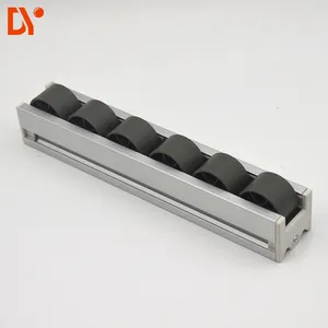 Marco de aleación de aluminio de rodillos para puertas correderas sistema de estantería/cintas placon para pipe rack