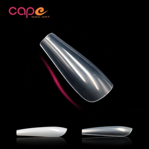 <span class=keywords><strong>Uñas</strong></span> Postizas Personalizadas, Modelo Nuevo, Naturales, Transparentes, <span class=keywords><strong>Largas</strong></span>, Estilo Ataúd/Bailarina para Mujer - Product Image 2