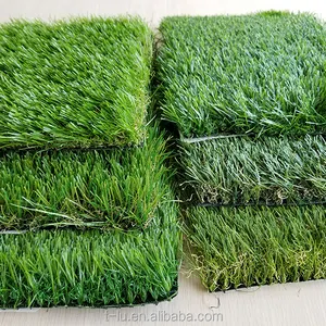 Grama artificial para paisagem, fabricação habilitável acessível de boa qualidade campo de futebol de gramado sintético barato para paisagem