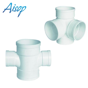 <span class=keywords><strong>Pvc</strong></span> y t raccord de tuyau <span class=keywords><strong>45</strong></span> degrés y raccord de tuyau de dérivation tee latérale - Product Image 3
