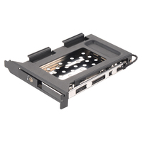 Adattatore PCI a SATA 2.5\" Hot-Swap |   Design senza vassoio in alluminio |   Dissipazione del calore migliorata |   Compatibile con SSD/HDD