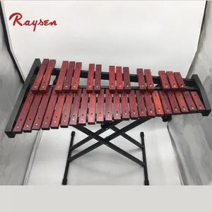 Orff 악기 37 톤 실로폰 레드 우드 marimba