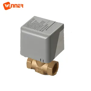 WINNER 2 way 3/4'' spring spring return valve safty mounted zone valve for water treatment ,solar systems