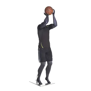 商店二手玻璃钢专业男篮球训练模特