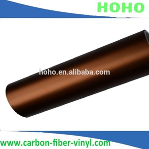 de bronce de cromo mate de hielo del coche de plástico de vinilo <span class=keywords><strong>precio</strong></span> de fábrica 152cm x2000cm rollo - Product Image 1