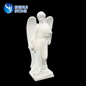 <span class=keywords><strong>Statua</strong></span> di Angelo in <span class=keywords><strong>Marmo</strong></span> a Grandezza Naturale SH STONE per Cimiteri o Giardini - Product Image 4