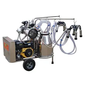 Gasoline engine vacuum pump testing equipment two cows milking machine