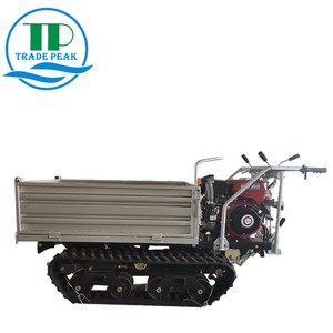 6F + 2R Dumper Mini karet pertanian jalur Mini pemuat komponen inti Crawler termasuk roda gigi mesin 1 tahun beban 600kg - Product Image 4