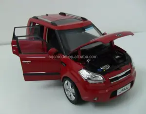 Custom kia soul dongguan die cast model car toy factory 1:18 for collection