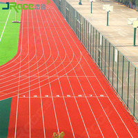 Résistant à l'usure Piste de Course En Plastique revêtement de Sol Sportif Pistes de Course En Caoutchouc Matériel Pour Terrain de Sport