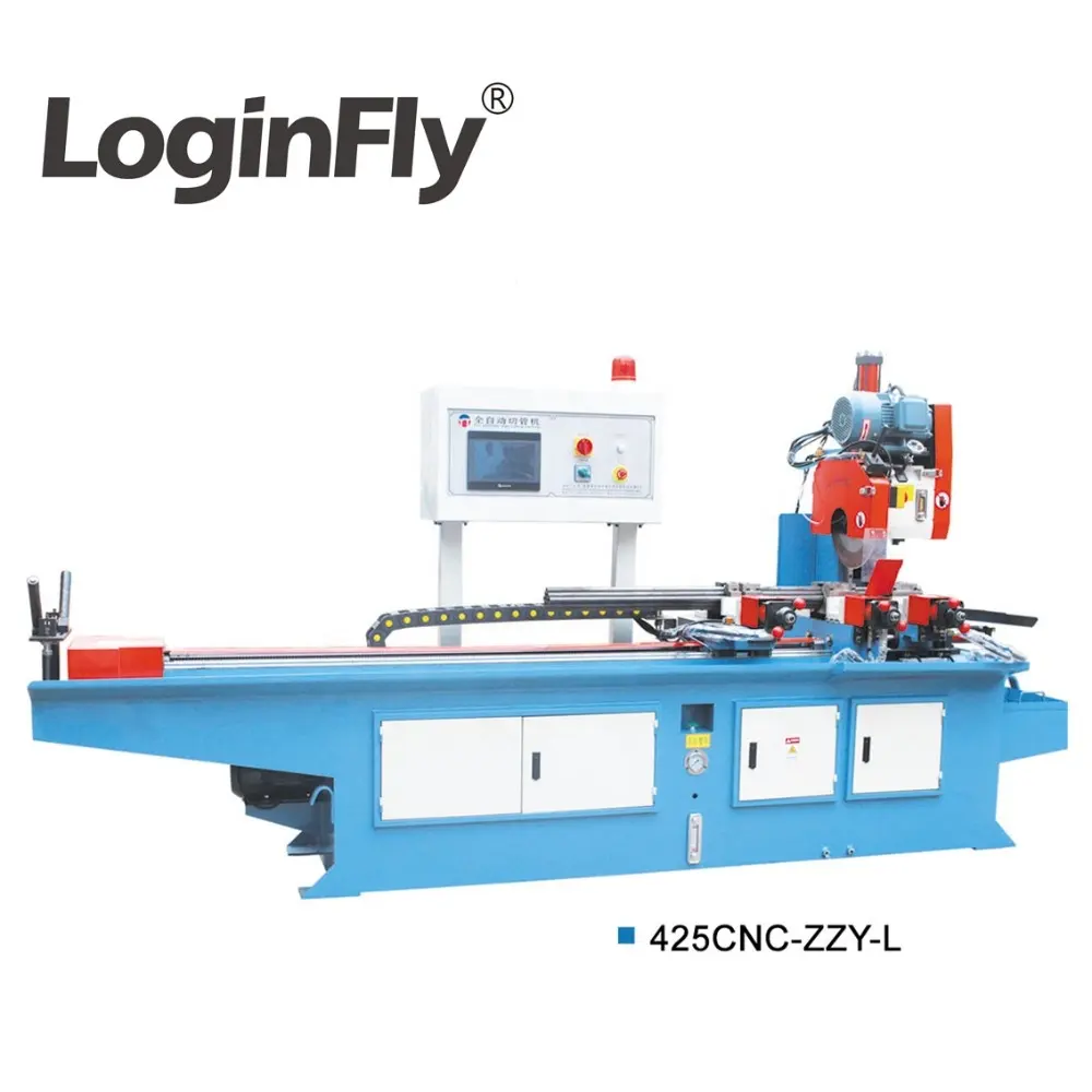 Hochgeschwindigkeits-CNC Voll automatische Kohlenstoffs tahl-/Metallrohr-/Rohrs chneide maschine