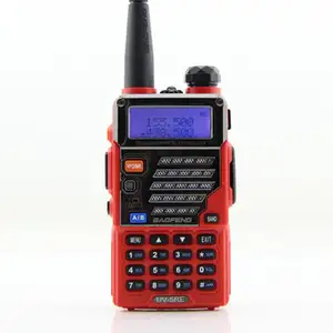 Venta directa de fabrica 2 - Way Radio Baofeng uv-5re 136-174mhz / 400-520mhz Ham Radio VHF / UHF portátil Rojo