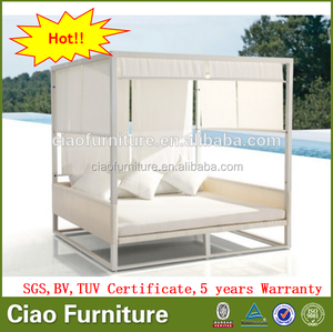 Fashion Aluminium Sunbed <strong>Outdoor</strong> <strong>Sofa</strong> <strong>Bed</strong> with Canopy - Product Image 5