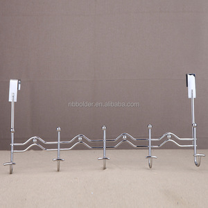 En acier inoxydable ou chrome wall hanging sur porte manteau towl rack <span class=keywords><strong>cintre</strong></span> avec 5 crochets pour la décoration intérieure - Product Image 1