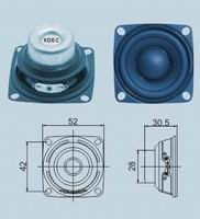 2インチデュアルNdFeB10Wフルレンジラインアレイシステムスピーカードライバー部品 - Product Image 3