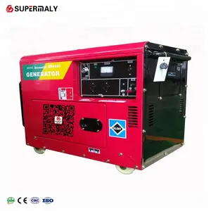 Home Use Four wheels portable Silent diesel generator air-cooled
