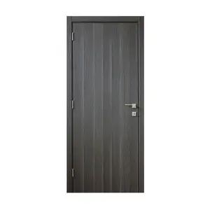 निचले स्तर के Toliet डिजाइन आधुनिक आंतरिक सरल डिजाइन प्राकृतिक लिबास प्लाईवुड दरवाजा त्वचा एचपीएल शौचालय दरवाजा