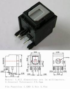 Nhà máy thực aixin 0ptical âm thanh Toslink SPDIF ra dlt1170 ảnh liên kết cho sợi quang PCB mô-đun - Product Image 6