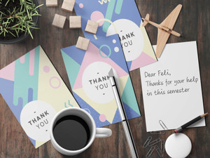 Tarjetas de agradecimiento de 48 unidades, venta al por mayor de fábrica, papel de 250 gsm, tarjeta de agradecimiento de 4x6 pulgadas - Product Image 5