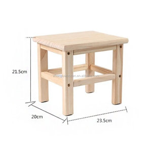 Offerta di Fabbrica: Sgabelli in Legno per Bambini, Mini Sgabello in Legno Massello - Product Image 2