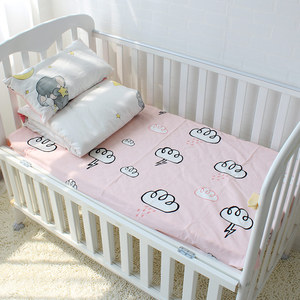 Encargo al por mayor elefante Rosa impresa 100% algodón orgánico niño niña bebés <span class=keywords><strong>cuna</strong></span> ropa de cama conjunto bebé cama <span class=keywords><strong>cuna</strong></span> - Product Image 5