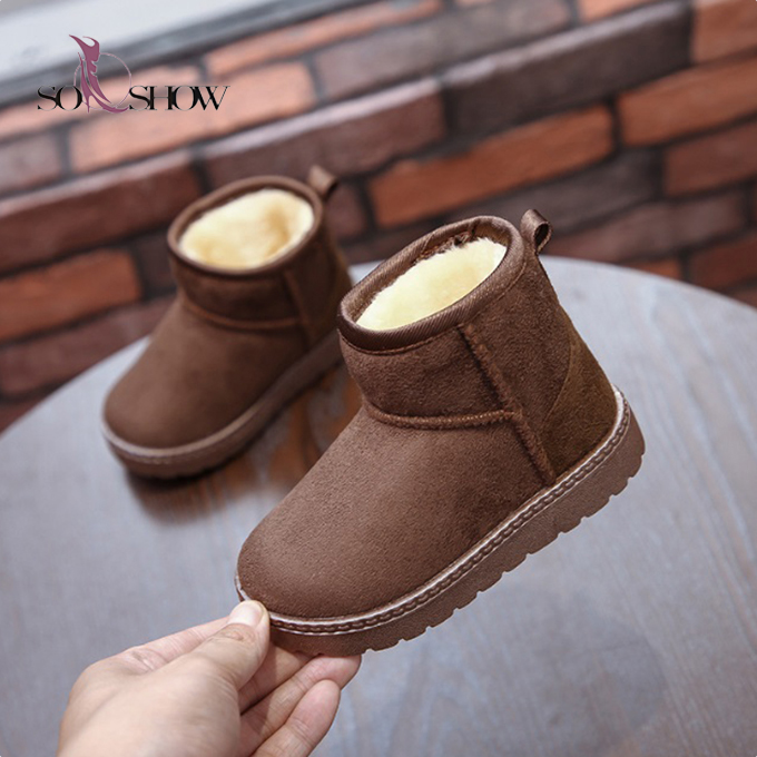 Детские кожаные теплые зимние ботинки, дешевые водонепроницаемые зимние ботинки для мальчиков