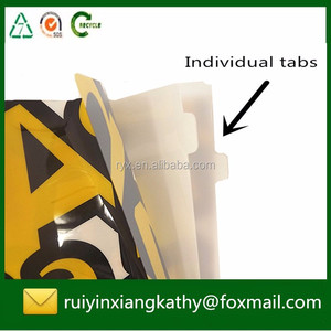 A4 pp multipage papelería de oficina en forma de <span class=keywords><strong>l</strong></span> carpeta con pestañas individuales - Product Image 4