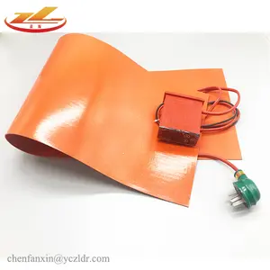 Electric Flexible Silicone Rubber Surface Heating Pad Heater for Drum 3D Printer