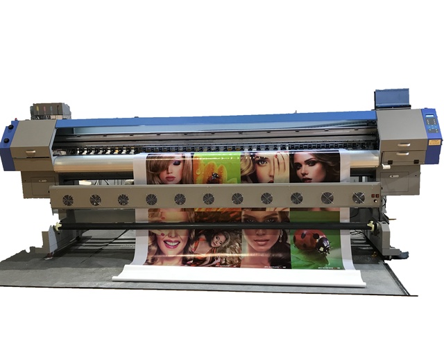 Large Format 3.2m 1440dpi Solvent Printer With Double Dx5 Print Head for Sale