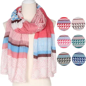 Best Quality Cheap Colorful Aztec Viscose Cheap Scarf Wholesale Polyester Shawls