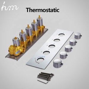 4 Chức Năng 5 Tay Cầm Điều Khiển Nhiệt Độ Van Chuyển Hướng Nhiệt Van Tắm Đa Năng Van Nước - Product Image 2